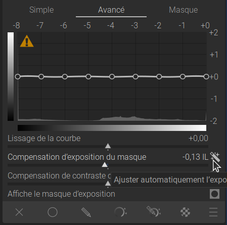 Capture d’écran du Module Égaliseur de Tons - baguettes magiques